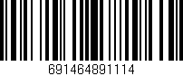 Código de barras (EAN, GTIN, SKU, ISBN): '691464891114'