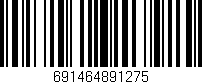 Código de barras (EAN, GTIN, SKU, ISBN): '691464891275'
