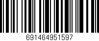 Código de barras (EAN, GTIN, SKU, ISBN): '691464951597'