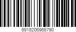 Código de barras (EAN, GTIN, SKU, ISBN): '6919206968790'