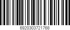 Código de barras (EAN, GTIN, SKU, ISBN): '6920303721768'