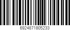 Código de barras (EAN, GTIN, SKU, ISBN): '6924871805233'