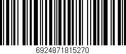 Código de barras (EAN, GTIN, SKU, ISBN): '6924871815270'