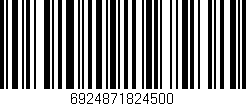 Código de barras (EAN, GTIN, SKU, ISBN): '6924871824500'