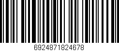 Código de barras (EAN, GTIN, SKU, ISBN): '6924871824678'