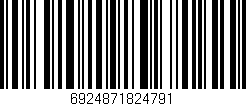 Código de barras (EAN, GTIN, SKU, ISBN): '6924871824791'