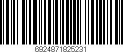 Código de barras (EAN, GTIN, SKU, ISBN): '6924871825231'