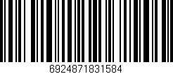 Código de barras (EAN, GTIN, SKU, ISBN): '6924871831584'