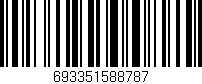 Código de barras (EAN, GTIN, SKU, ISBN): '693351588787'
