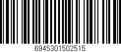 Código de barras (EAN, GTIN, SKU, ISBN): '6945301502515'