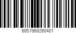 Código de barras (EAN, GTIN, SKU, ISBN): '6957868260401'