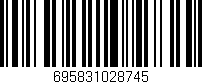 Código de barras (EAN, GTIN, SKU, ISBN): '695831028745'