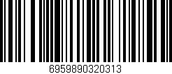 Código de barras (EAN, GTIN, SKU, ISBN): '6959890320313'