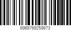 Código de barras (EAN, GTIN, SKU, ISBN): '6969769259873'