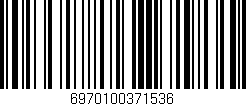 Código de barras (EAN, GTIN, SKU, ISBN): '6970100371536'