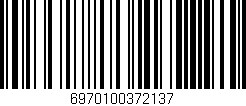 Código de barras (EAN, GTIN, SKU, ISBN): '6970100372137'
