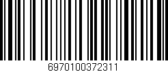 Código de barras (EAN, GTIN, SKU, ISBN): '6970100372311'