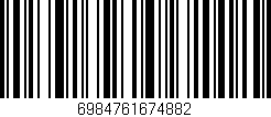 Código de barras (EAN, GTIN, SKU, ISBN): '6984761674882'