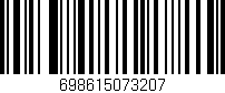 Código de barras (EAN, GTIN, SKU, ISBN): '698615073207'