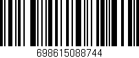 Código de barras (EAN, GTIN, SKU, ISBN): '698615088744'