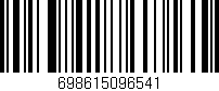 Código de barras (EAN, GTIN, SKU, ISBN): '698615096541'