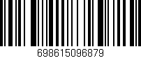 Código de barras (EAN, GTIN, SKU, ISBN): '698615096879'