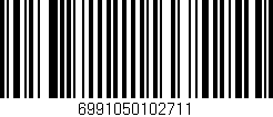 Código de barras (EAN, GTIN, SKU, ISBN): '6991050102711'