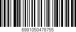 Código de barras (EAN, GTIN, SKU, ISBN): '6991050478755'