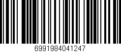 Código de barras (EAN, GTIN, SKU, ISBN): '6991984041247'