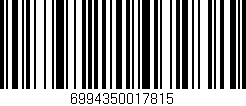 Código de barras (EAN, GTIN, SKU, ISBN): '6994350017815'