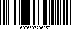 Código de barras (EAN, GTIN, SKU, ISBN): '6996537706758'