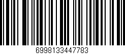 Código de barras (EAN, GTIN, SKU, ISBN): '6998133447783'