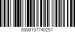 Código de barras (EAN, GTIN, SKU, ISBN): '6999107740251'