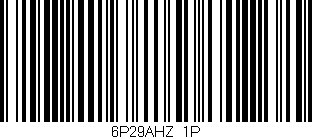 Código de barras (EAN, GTIN, SKU, ISBN): '6P29AHZ/1P'