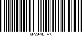 Código de barras (EAN, GTIN, SKU, ISBN): '6P29AIE/4X'