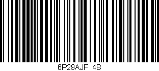 Código de barras (EAN, GTIN, SKU, ISBN): '6P29AJF/4B'