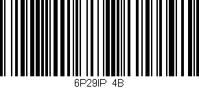 Código de barras (EAN, GTIN, SKU, ISBN): '6P29IP/4B'