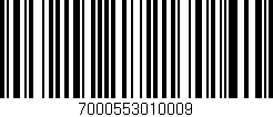 Código de barras (EAN, GTIN, SKU, ISBN): '7000553010009'