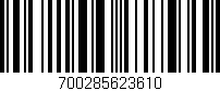 Código de barras (EAN, GTIN, SKU, ISBN): '700285623610'