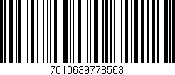 Código de barras (EAN, GTIN, SKU, ISBN): '7010639778563'