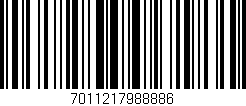 Código de barras (EAN, GTIN, SKU, ISBN): '7011217988886'