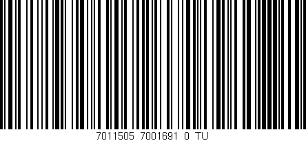 Código de barras (EAN, GTIN, SKU, ISBN): '7011505_7001691_0_TU'