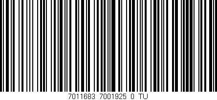 Código de barras (EAN, GTIN, SKU, ISBN): '7011683_7001925_0_TU'