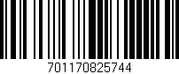 Código de barras (EAN, GTIN, SKU, ISBN): '701170825744'