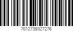 Código de barras (EAN, GTIN, SKU, ISBN): '7012739327276'