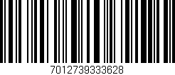 Código de barras (EAN, GTIN, SKU, ISBN): '7012739333628'
