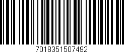 Código de barras (EAN, GTIN, SKU, ISBN): '7018351507492'