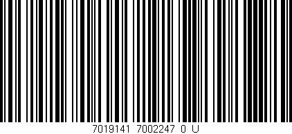 Código de barras (EAN, GTIN, SKU, ISBN): '7019141_7002247_0_U'