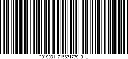 Código de barras (EAN, GTIN, SKU, ISBN): '7019961_715671779_0_U'