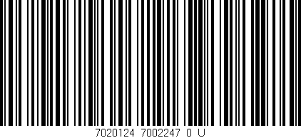 Código de barras (EAN, GTIN, SKU, ISBN): '7020124_7002247_0_U'